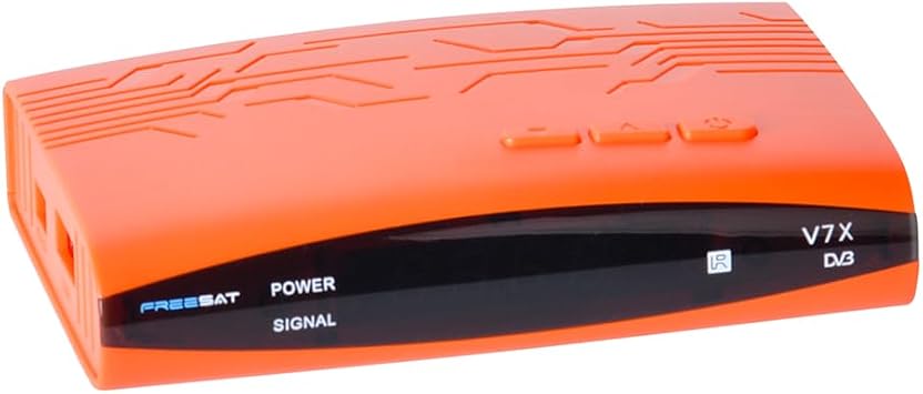GTMedia Freesat V7X HD Satellite Receiver, DVB-S2/S2X 1080P Full HD Digital Satellite Decoder with USB WiFi, PVR, and Support for CCcam and Newcam