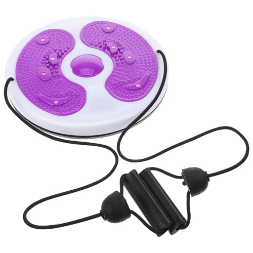 Abaodam máquina para tonificar el abdomen con disco giratorio de cintura morado