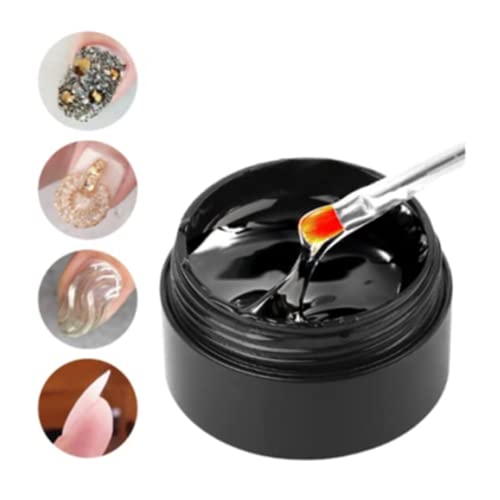 4 en1 gel ongles,Gel Construction Ongle Uv, Acrigel Uv Gel Builder Gel Pour Ongles, Allonge Et Répare Nail Extension gel– 15 ml (Dégager)