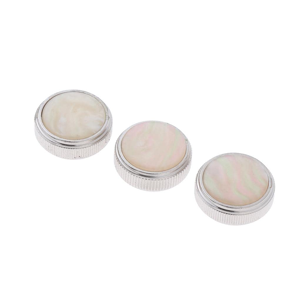 Pièces de Réparation de Boutons de Valve Euphonium Set de 3 Instruments à Vent En Laiton