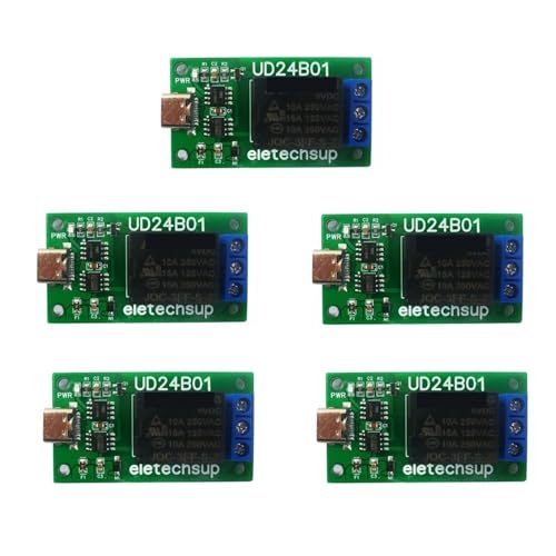 Relais USB 5V 12V Type-C UART RS232 TTL pour automatiser la commande de circuits - 3