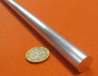 Metric 6061-T6 Aluminum Round Rod 15 mm Diameter x 6 Foot Length 1 Piece