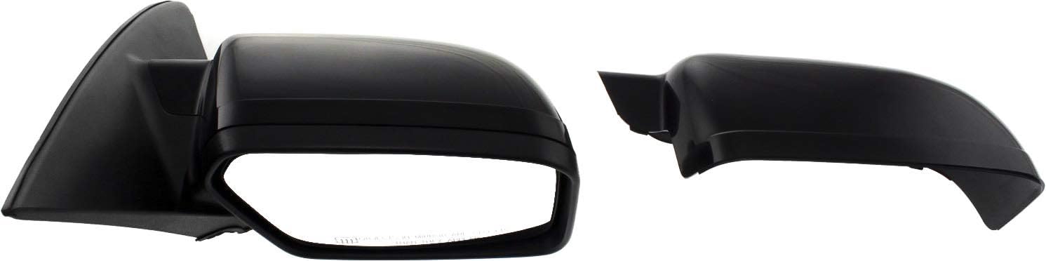 Kool Vue Passenger Side Power Heated Mirror for Ford Fusion 2006-2010 with 2 Caps Models Without Electronics & Premium Package, Non-Folding, without Puddle Lamp
