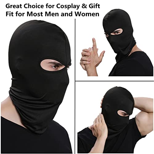 Bodbop Balaclava Ski Face Mask Windproof Full Head Mask Sun Uv Protection Face Cover For Men Women Outdoor Sports Cycling (Black) #TOP5