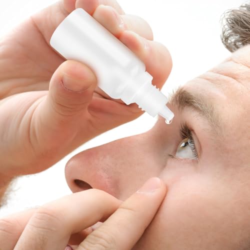 5-Pack Plastic Dropper Bottles 15ml/0.5oz - 4 Bottles + 1 Funnel - Empty, White Eye Dropper Bottles for Liquid -Squeezable & Portable Travel Containers for Eye Drops, Refillable with Cap and Plug4