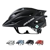 Arch Global 自転車 ヘルメット SGマーク 保証 大人 子供 兼用 【 耐衝撃 軽量 超硬質PC素材採用モデル FIDES 】 サイズ調整可能 SG規格 ロードバイク サンバイザー付き 男性 女性 サイクリング メーカー公式実測:55～61.5cm(SG規格サイズ:58～61.5cm (マットブラック)