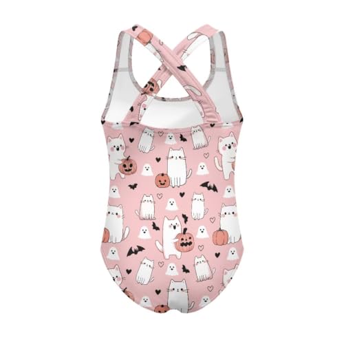 Image of Girls One Piece Swimsuits Quick Dry Beach Bathing Suit Crossback Swimwear 5-14 Years
