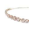 Swarovski Imber Emily Bracelet, Round Pink Crystals on Rose Gold-Tone Finished Band, Part of the Imber Emily Collection #3