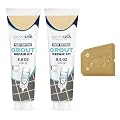 PentaUSA Grout - Premixed Grout Repair Set, 8.8 oz, 2 Pack Tile Grout Tubes, Repairs and Renews Tile Grout in Bathroom and Kitchen, Odorless and Safe Formula - 2 pack (Beige)