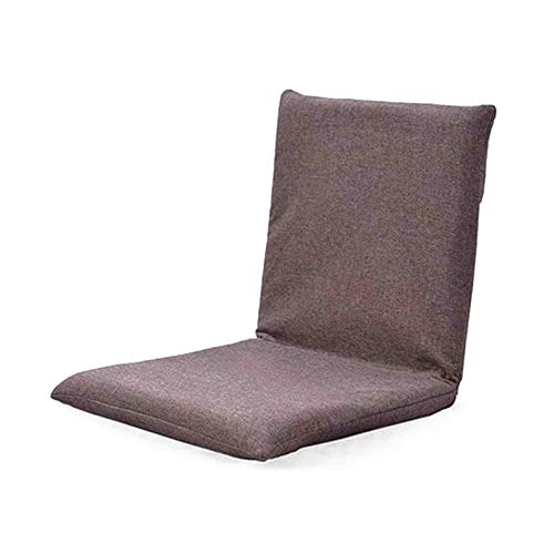 Chaise de sol avec support de dossier réglable et coussin pliable de yoga