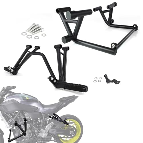 Protection Moteur MT-07 plaque marche et crash bars pour éviter les casses