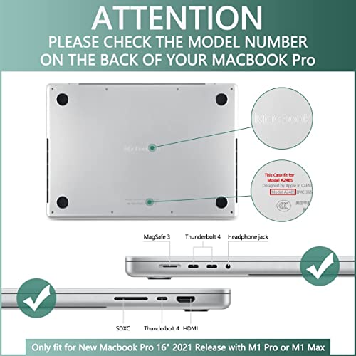 Image of Oaky Matte Touchpad Guard for MacBook Pro 16 inch 2021 [Model - A2485 M1 Pro M1 Max Chip] Anti-Scratch Touch Pad Cover Trackpad Protector