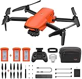 🛫【CÁMARA 4K HDR AJUSTABLE A 90º】 AUTEL EVO NANO PLUS Combo con un sensor de 1 / 1.28 pulgadas 50 megapíxeles con zoom digital de hasta 16x, captura impresionantes fotos de 50MP y video 4K / 30FPS. Puede usar el dial de ángulo de inclinación de PTZ del control remoto o la aplicación Autel Sky para ajustar arbitrariamente el ángulo de inclinación de PTZ dentro del rango de -90º a 0º. Cámara 4K con 90 ° ajustable que proporciona una visión más amplia, permite capturar imágenes Ultra HD perfectas.