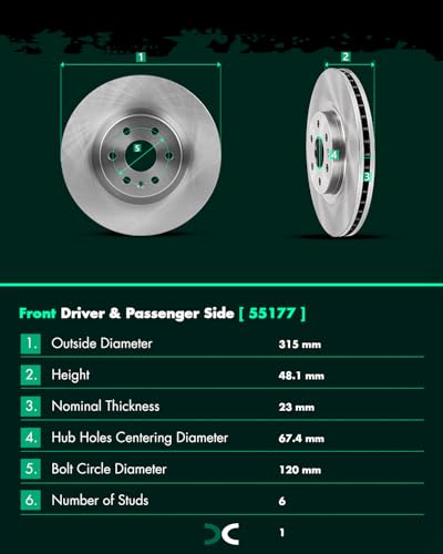 Image of SCITOO-Brake Kits For Cadillac For SRX 2010-2016,For Saab For 9-4X 2011