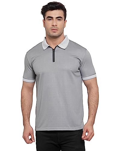 Image of AWG ALL WEATHER GEAR Golfito Polo Tshirt for Men. Lightweight and Breathable Fabric Micro Poly Fabric (Ideal for All Occasions)