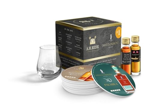 A.H. Riise Tasting Kit 1 Black Albert 8 x 20ml 40 31Vol.% incl. Tumbler