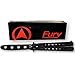 FURY Butterfly Trainer Black Powder Coated Knife