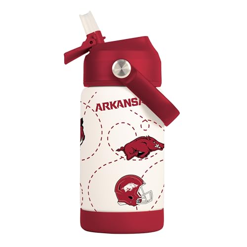 Image of Logo Brands NCAA Mascot Stainless-Steel Kids Bottle -Soft Silicone Mouthpiece, Easy To Carry, Kid-Friendly Design- Great For School & On-The-Go