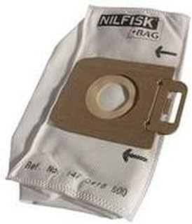 SOS Accessoire – Recambio – Caja de 4 bolsas higiénicas + filtro POWER (155717-33959) para aspiradora 1470416500, 128389187 NILFISK