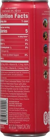Gorgie Watermelon Crush Energy Drink, 12 FZ (Pack of 4)