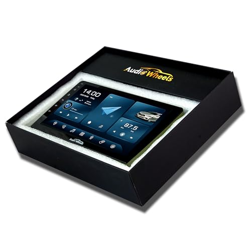 Image of Audio Wheels Wireless CarPlay & Multimedia Auto 9-Inch 1280P Car Android Display with Gorilla Glass | Android 13 | TS-9 Processor | 2GB RAM & 32GB ROM for Seamless Connectivity