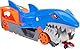 Hot Wheels GVG36 - Hungriger Hai-Transporter-Spielset mit 1 Fahrzeug im Maßstab 1:64, Spielzeug Autorennbahn für Kinder von 4 bis 8 Jahren