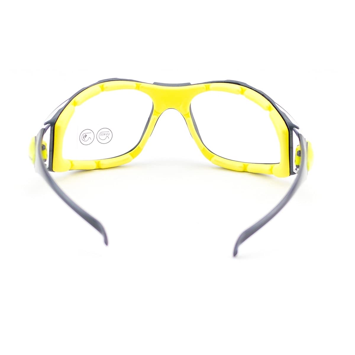 Gafas De Protección Delta Plus Pacaya - Lente Incolora Policarbonato, Ajustables, Color Negro/Amarillo