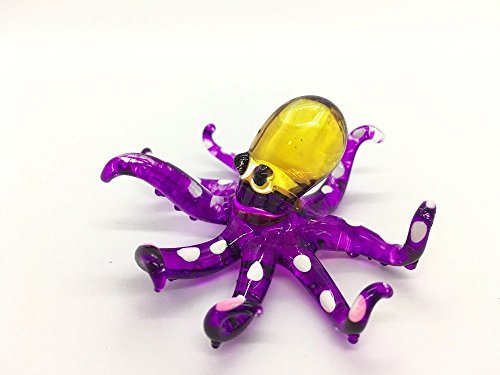 Vetro soffiato a mano artistico, miniatura di un