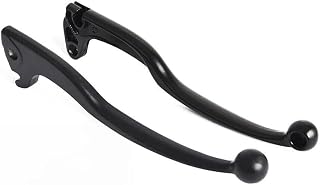 Black Aluminium Brake & Clutch Levers for Yamaha YBR125 2005-2015, 1 Pair