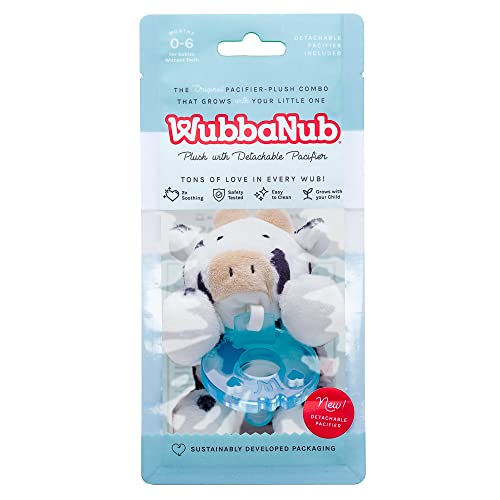 WubbaNub Cow Detachable Pacifier (Mom's Choice Award Winner) - Thumbnail 3