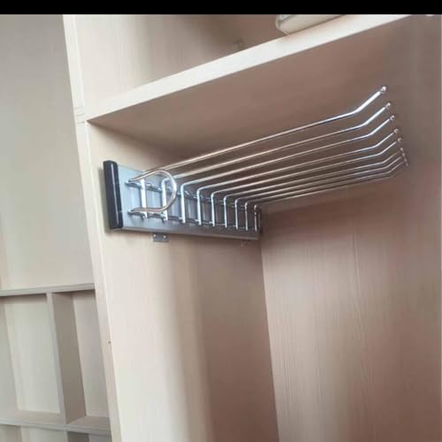 Placard orga rack de rangement coulissant pour simplifier votre routine matin