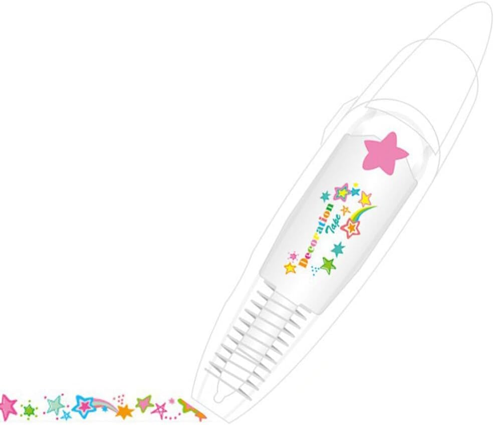 Ally-Pocket - Bolígrafo de cinta decorativa tipo prensa de animales lindos para bricolaje, cinta Washi de corrección para álbumes de recortes,