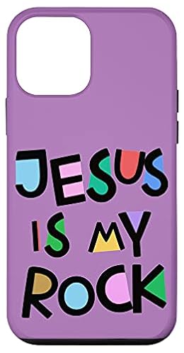 iPhone 12 mini Jesus Is My Rock Believer Belief Faith Religious Religion Case