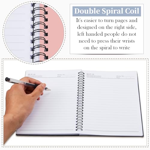 Carnet à spirale pour gaucher Lewtemi pour des notes de cours impeccables