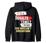 It's A Rosales Family Thing Funny Men's and Women's Sudadera con Capucha