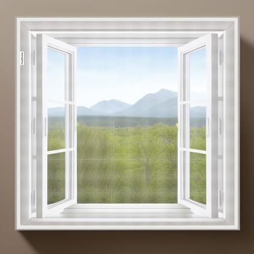 Image of PestEnder Premium Polyester Window Net for Mosquito & Insect Protection | DIY Fastener-Based, Washable & Reusable (3 x 4 Feet)
