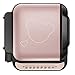 Smzj Grill/Toast-Sandwichera/Gofrera-Platos calientes antiadherentes de relleno profundo - Siete menús inteligentes hacen que cocinar sea simple,1300W / rosado / 31.4x29.1cm