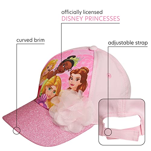 Disney Girls’ Frozen Baseball Cap – Elsa and Anna Ponytail Hat for Girls – Kids Frozen Hat for Little Girls (Ages 4-7)2