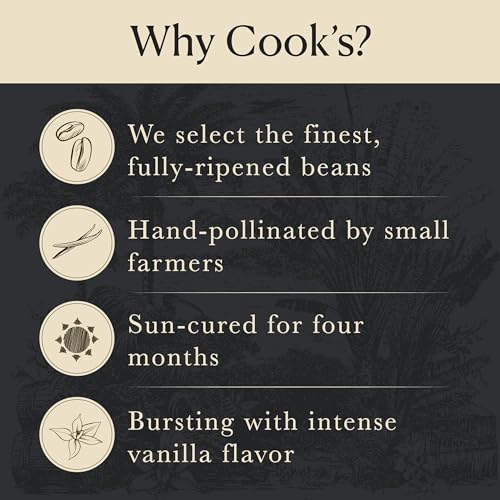 Cook&rsquo;s, Vanilla Powder, World&rsquo;s Finest Gourmet Fresh Premium Vanilla, 4.5 oz