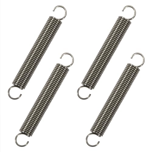 2 Stück Doppelhaken Spannfedern 3x16x100mm – Federstahl, Draht 3mm, Für Spann- & Zuganwendungen