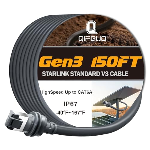 Starlink Cable 150FT, Starlink Gen 3 High-Speed Replacement V3 Ca...