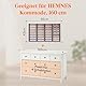 Lifewit 8er Set HEMNES Doppelorganizer für Kommode, Wickeltisch, Kleiderschrank Organizer, Schubladen, Ordnungssystem für Wickelutensilien, Kinderkleidung, Socken, BH, Unterwäsche