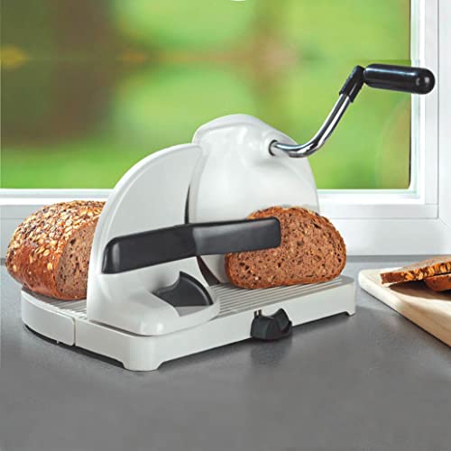 Maximex Brotschneidemaschine - Fester Halt durch Saugnapf , Edelstahl rostfrei, 31 x 20 x 29 cm, Silber – Bild 7