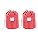 XUNN Bolsas de Capacidad Bolsa de cosméticos de Viaje Cordón Artículos de tocador portátiles Grandes Limpieza y organizadores Gavetas (Red, One Size)
