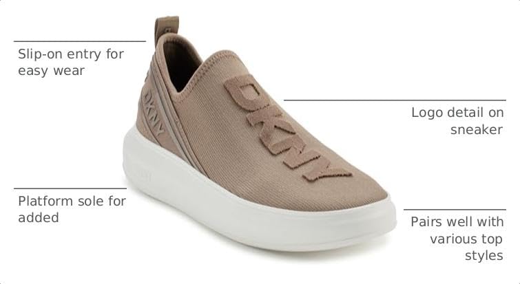 Image of DKNY Women's Jonas Slip On Platform Sneakers