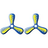 CLISPEED Ser of 2 Boomerang Toy Racer Kids Flying Toy Flying Boomerang Toy Flashing Boomerang Fast Catch Boomerangs