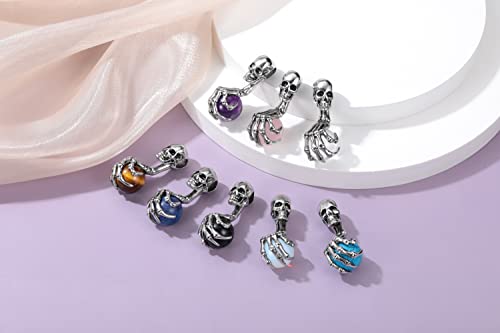 Jovivi Wrapped Amethyst Crystal Ball Pendant Necklace For Men Women Natural Gemstone Healing Amulet Stone Necklace Quartz Jewelry #TOP6