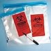 Bag, Liquid Tight Ziplock for Specimen Storage with Formalin Warning Printing, Saranex, 3