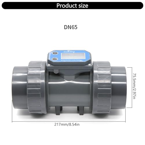Débitmètre à turbine numérique LCD pour eau, essence et irrigation - 6