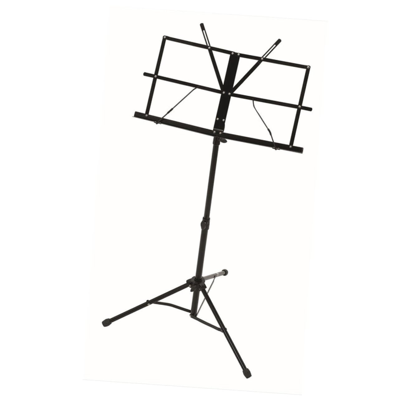 Pupitre Pliable Portable ABS Noir - Support Partition Ajustable Pour Musique, Lecture & Recettes
